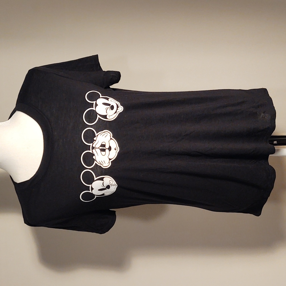 Disney Mickey Mouse Hear-See-Speak No Evil T-shirt - Sz. L